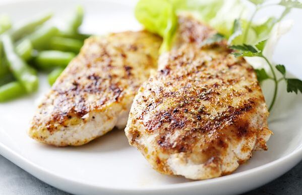 dada ayam hidangan diet Jepun