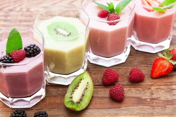 Smoothies buah-buahan